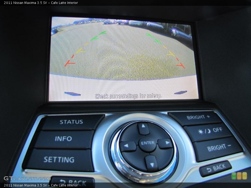 Cafe Latte Interior Navigation for the 2011 Nissan Maxima 3.5 SV #41308851