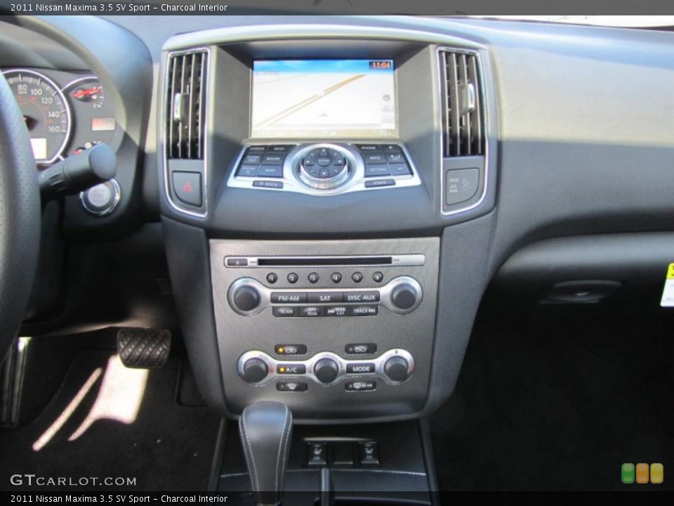 Charcoal Interior Navigation for the 2011 Nissan Maxima 3.5 SV Sport #41309343