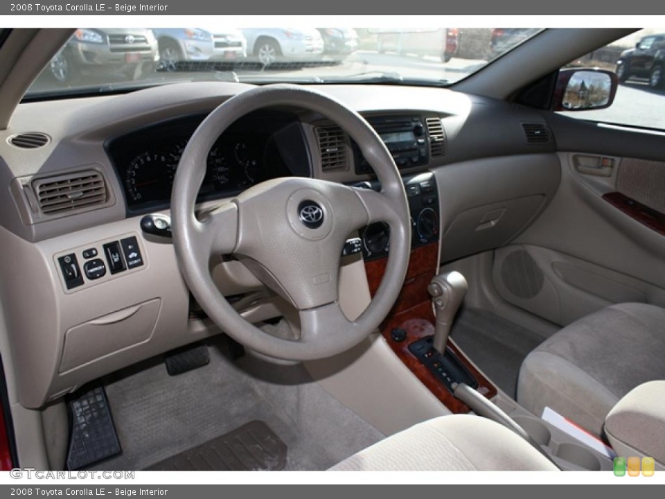 Beige Interior Photo for the 2008 Toyota Corolla LE #41310339