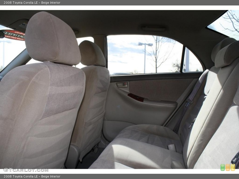 Beige Interior Photo for the 2008 Toyota Corolla LE #41310368