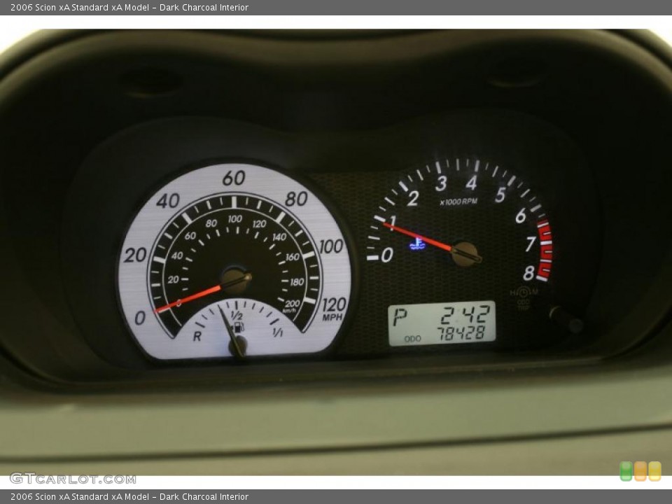 Dark Charcoal Interior Gauges for the 2006 Scion xA  #41316618