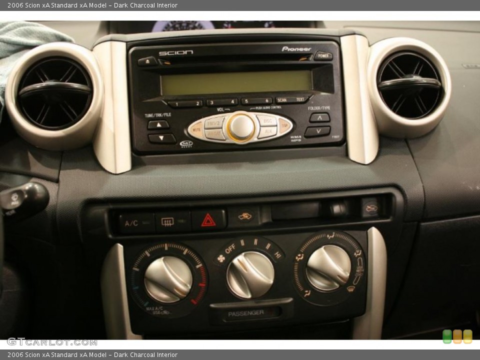 Dark Charcoal Interior Controls for the 2006 Scion xA  #41316628