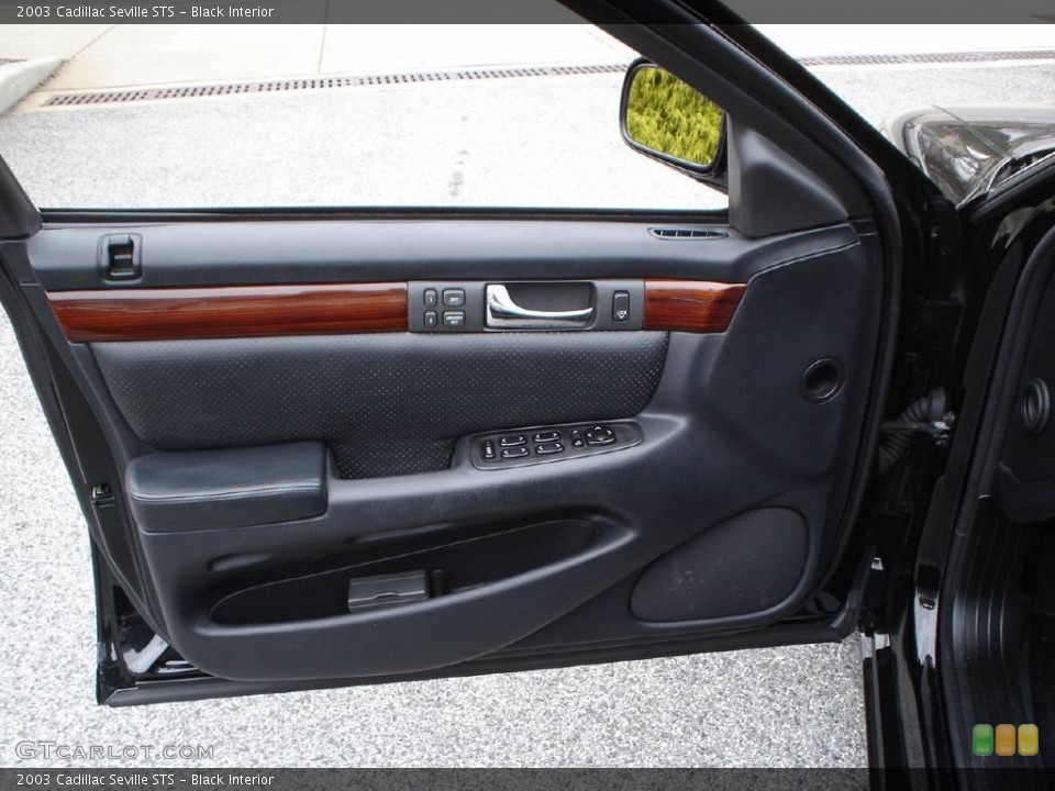 Black Interior Door Panel for the 2003 Cadillac Seville STS #41317026
