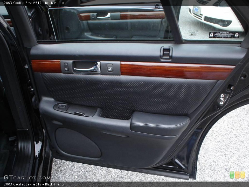 Black Interior Door Panel for the 2003 Cadillac Seville STS #41317059