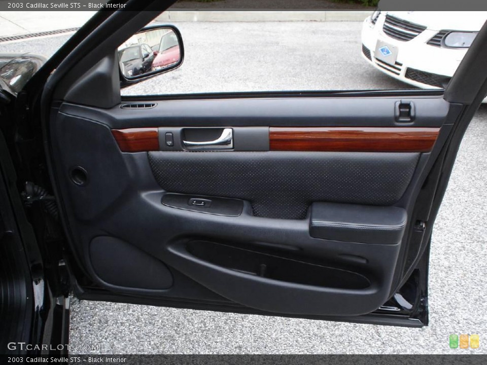 Black Interior Door Panel for the 2003 Cadillac Seville STS #41317075