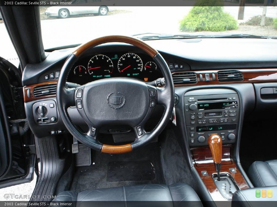 Black Interior Dashboard for the 2003 Cadillac Seville STS #41317083