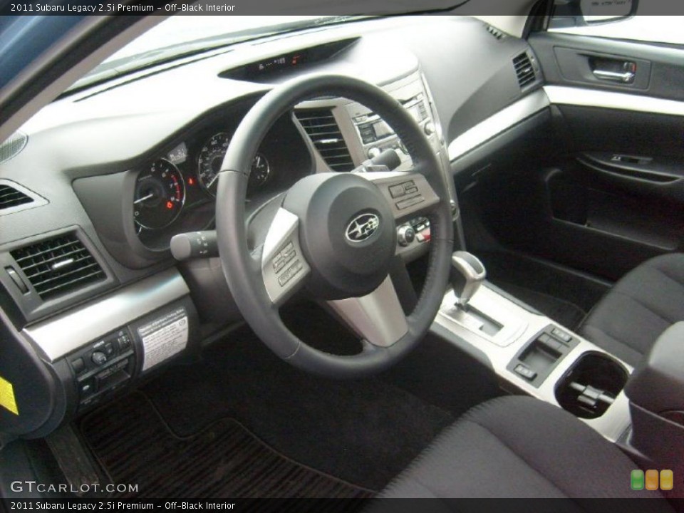 Off-Black Interior Prime Interior for the 2011 Subaru Legacy 2.5i Premium #41319430