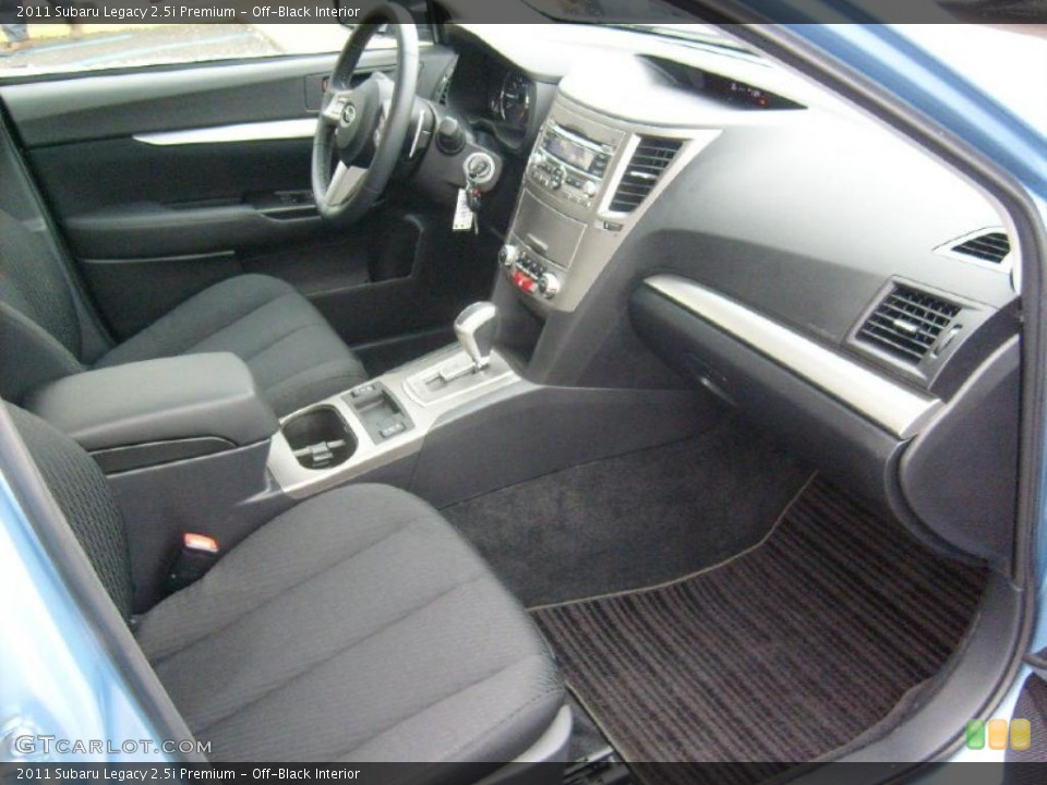 Off-Black Interior Dashboard for the 2011 Subaru Legacy 2.5i Premium #41319538