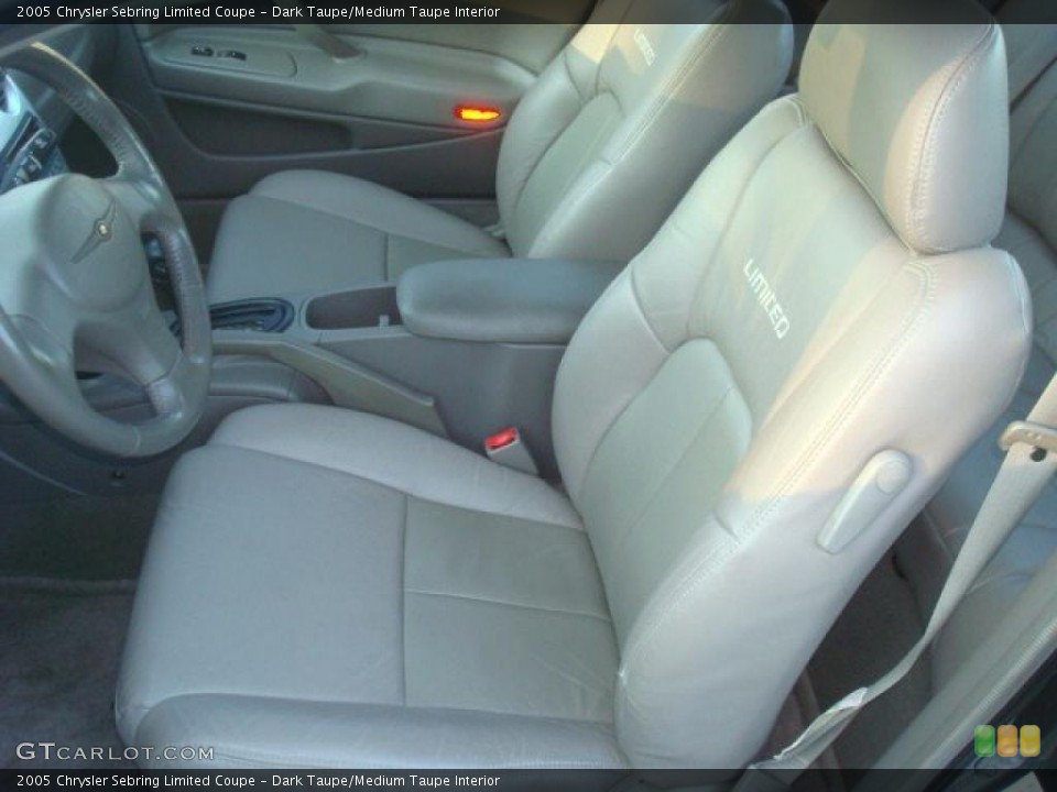 Dark Taupe/Medium Taupe Interior Photo for the 2005 Chrysler Sebring Limited Coupe #41320522