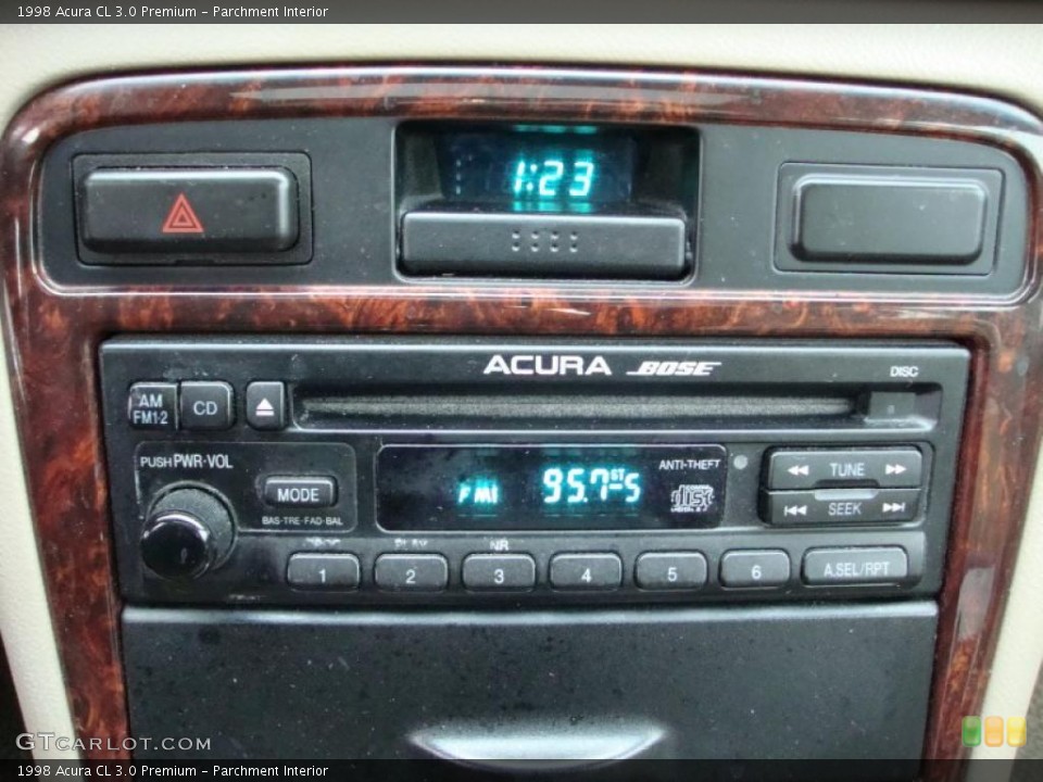 Parchment Interior Controls for the 1998 Acura CL 3.0 Premium #41320730