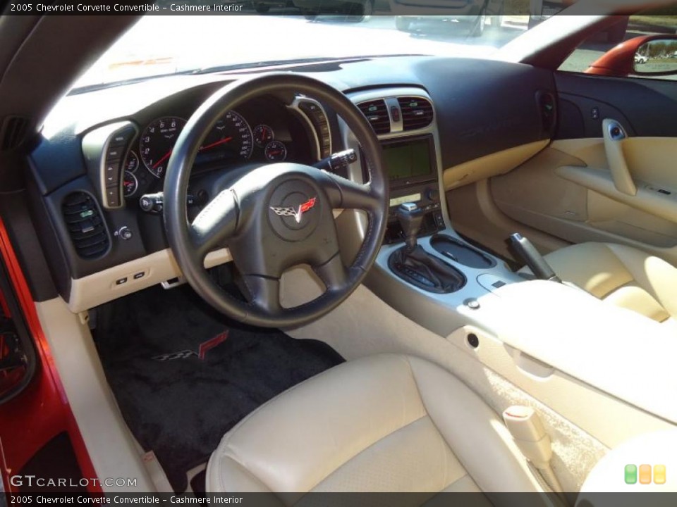 Cashmere Interior Dashboard for the 2005 Chevrolet Corvette Convertible #41321094