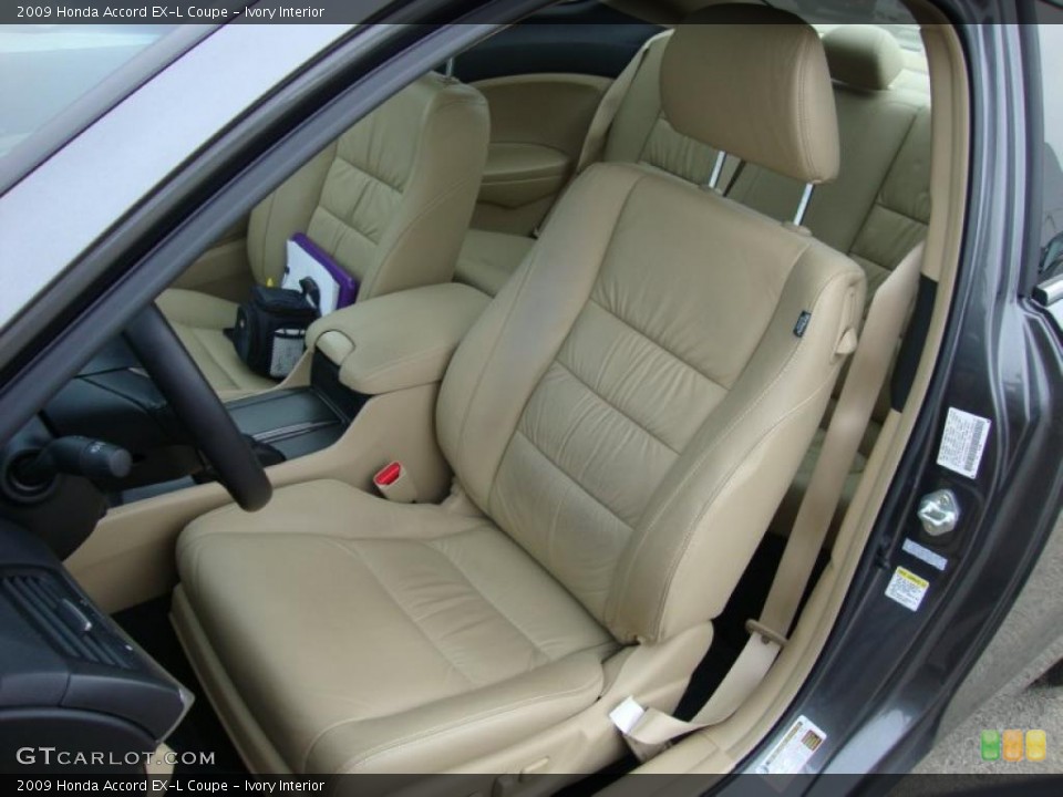 Ivory Interior Photo for the 2009 Honda Accord EX-L Coupe #41321178