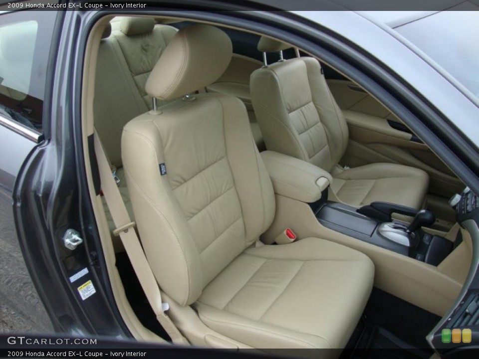 Ivory Interior Photo for the 2009 Honda Accord EX-L Coupe #41321250