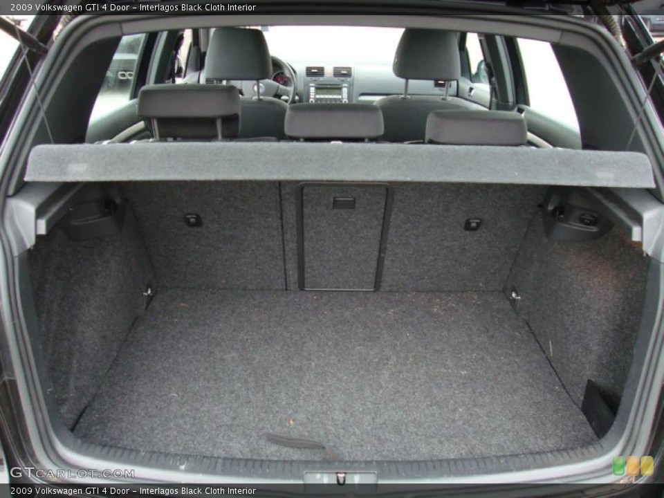 Interlagos Black Cloth Interior Trunk for the 2009 Volkswagen GTI 4 Door #41322142