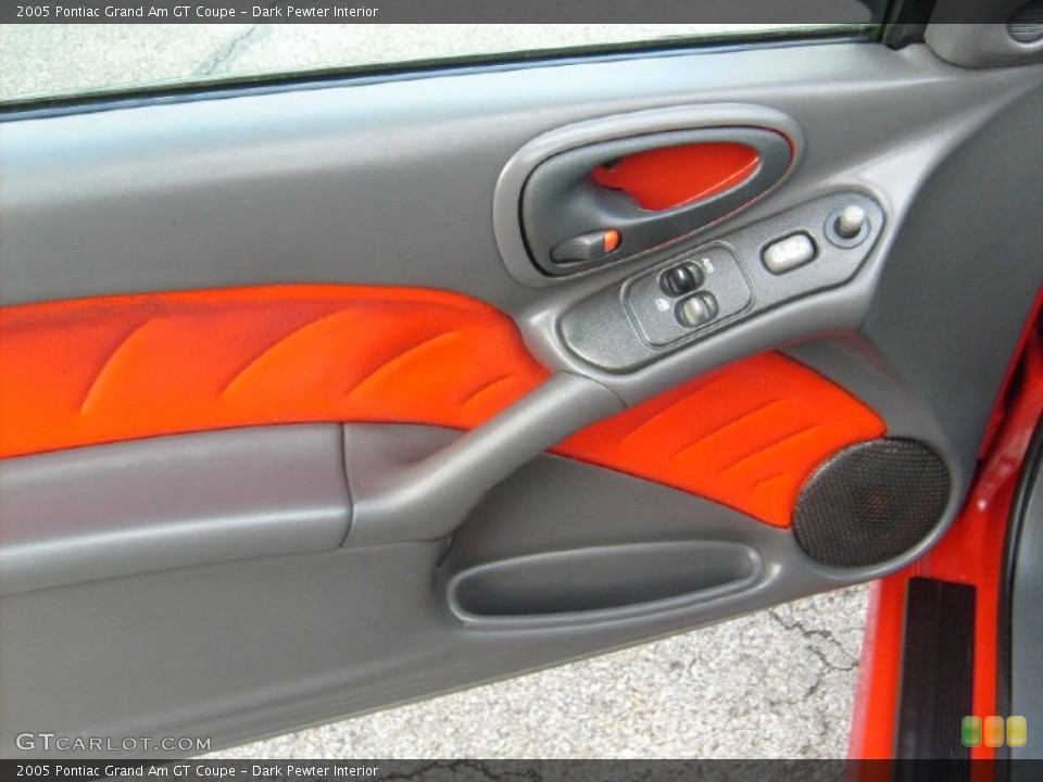 Dark Pewter Interior Door Panel for the 2005 Pontiac Grand Am GT Coupe #41325026