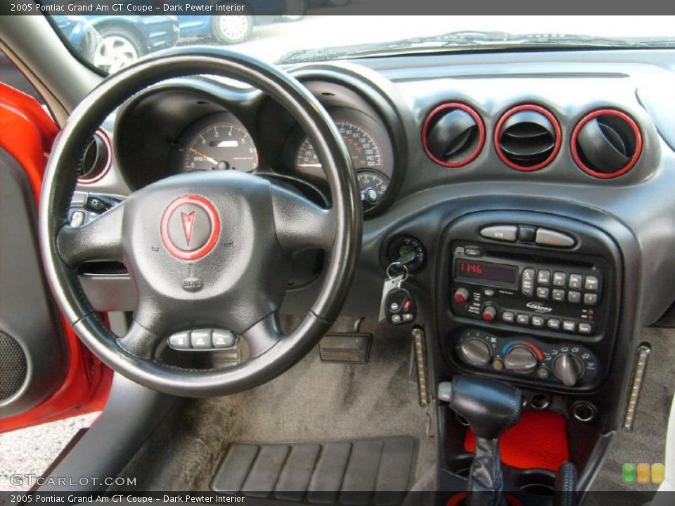 Dark Pewter Interior Dashboard for the 2005 Pontiac Grand Am GT Coupe #41325074