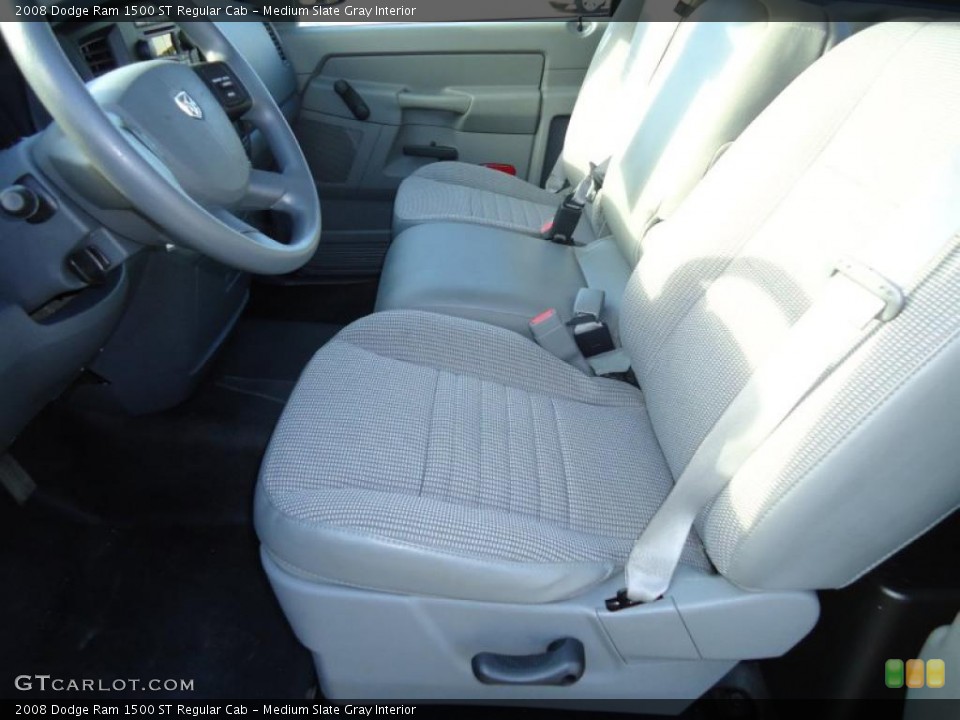 Medium Slate Gray Interior Photo for the 2008 Dodge Ram 1500 ST Regular Cab #41326686