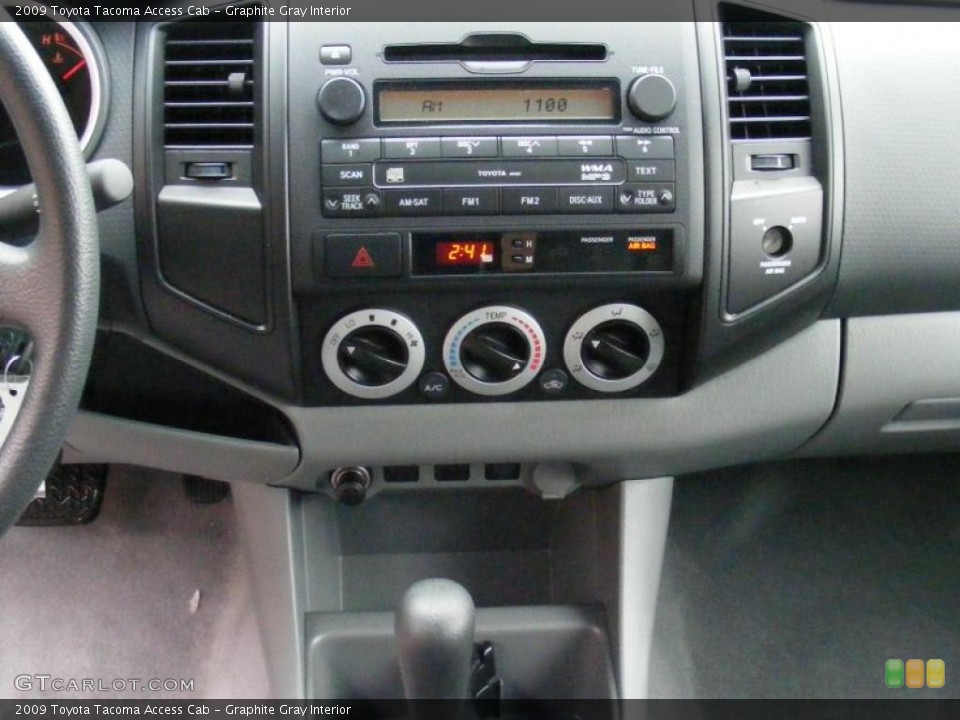 Graphite Gray Interior Controls for the 2009 Toyota Tacoma Access Cab #41328090