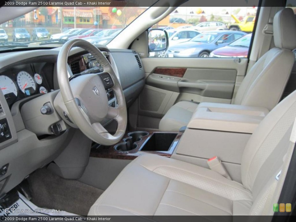 Khaki Interior Photo for the 2009 Dodge Ram 2500 Laramie Quad Cab #41328867