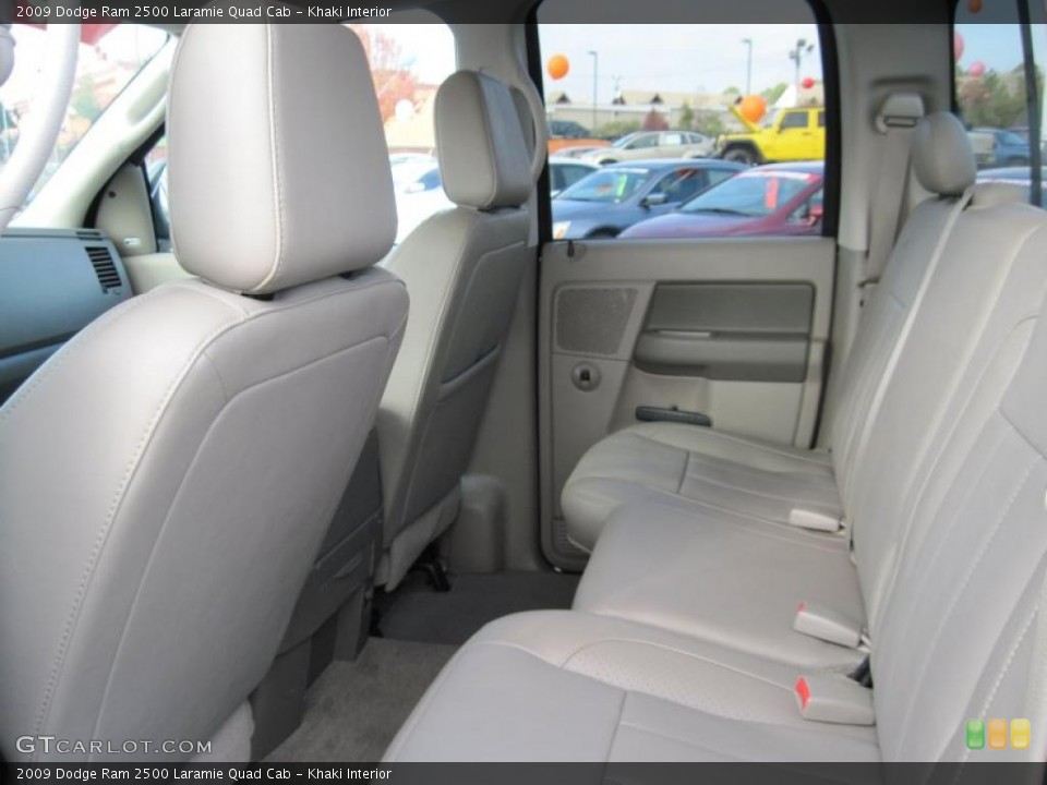 Khaki Interior Photo for the 2009 Dodge Ram 2500 Laramie Quad Cab #41328883