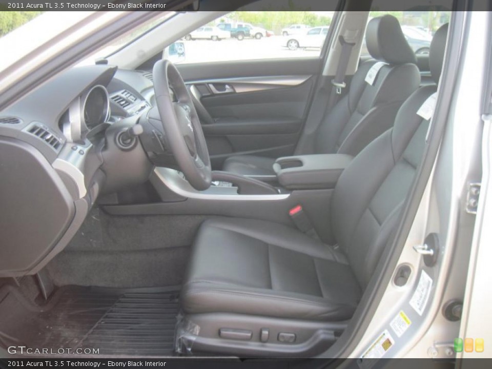 Ebony Black Interior Photo for the 2011 Acura TL 3.5 Technology #41330363