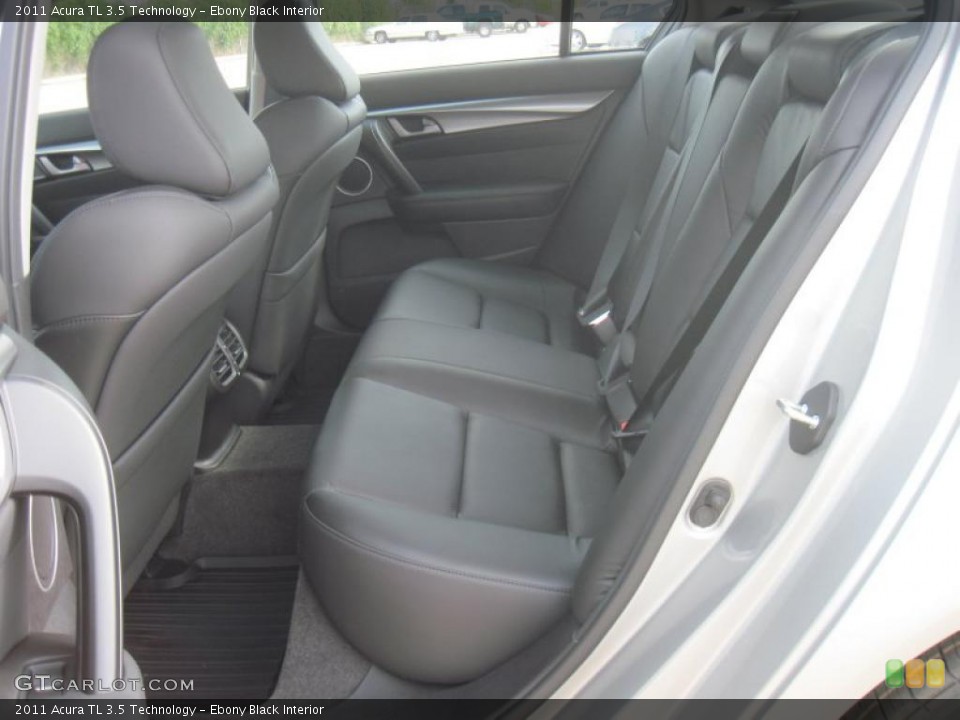 Ebony Black Interior Photo for the 2011 Acura TL 3.5 Technology #41330379