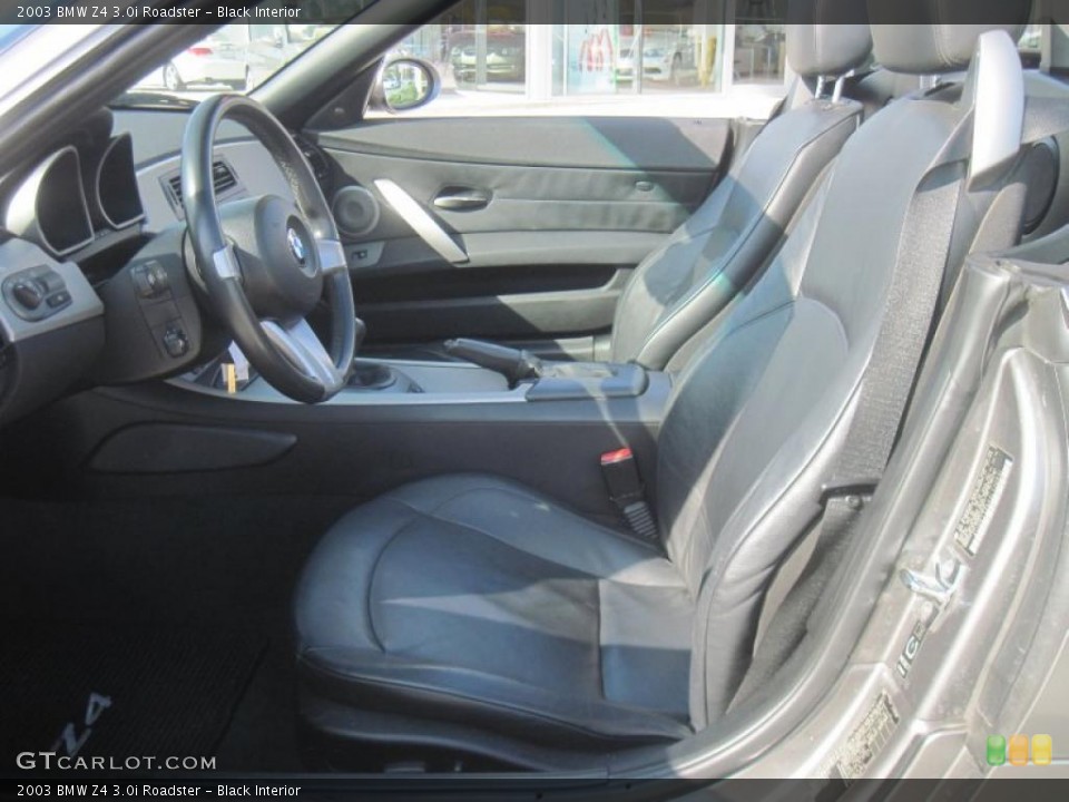 Black Interior Photo for the 2003 BMW Z4 3.0i Roadster #41331371