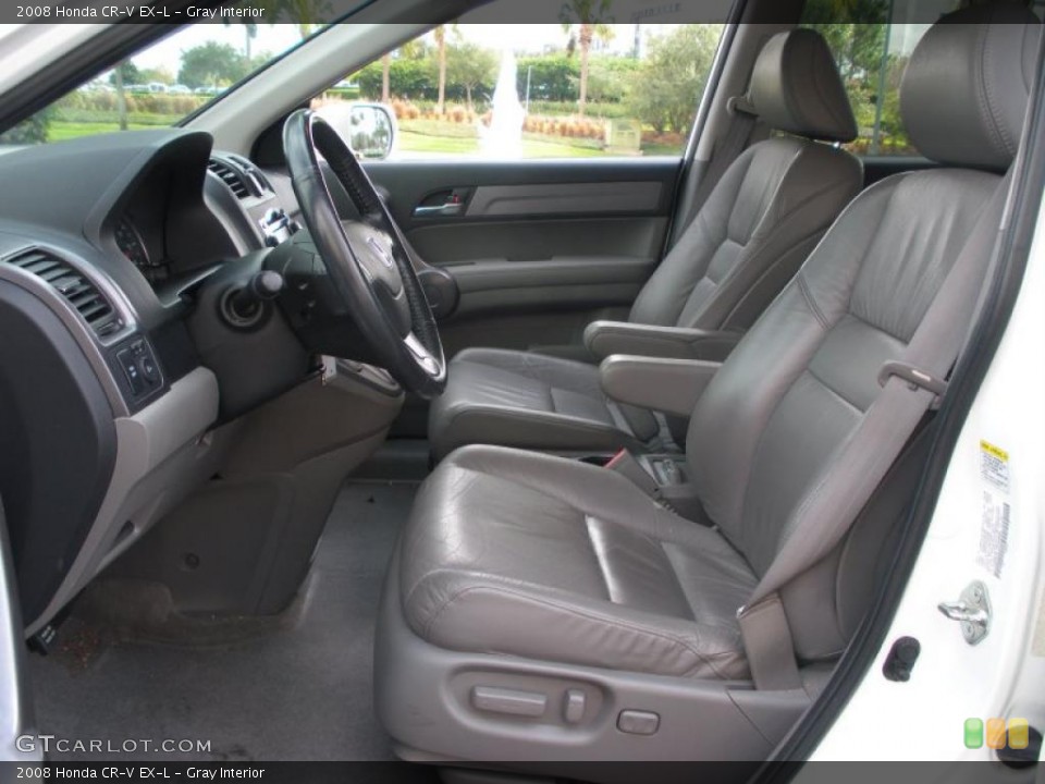 Gray Interior Photo for the 2008 Honda CR-V EX-L #41332895