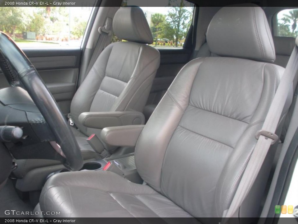 Gray Interior Photo for the 2008 Honda CR-V EX-L #41332899