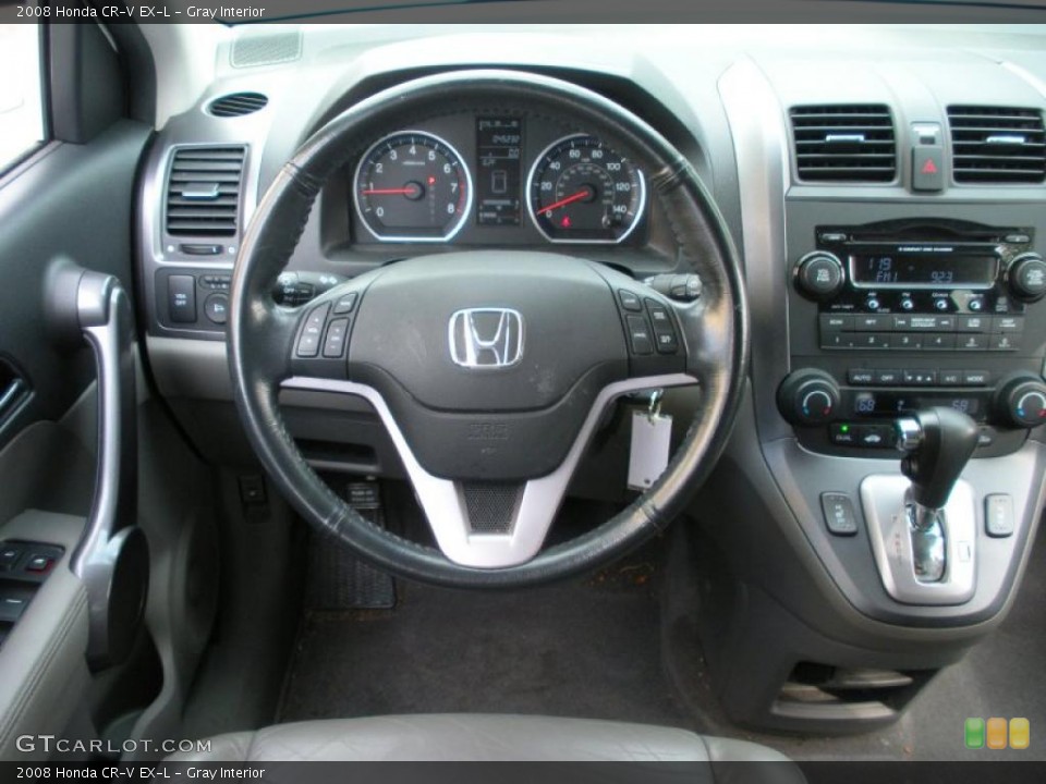 Gray Interior Steering Wheel for the 2008 Honda CR-V EX-L #41332927