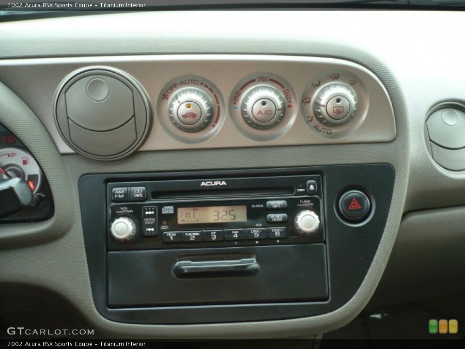 Titanium Interior Controls for the 2002 Acura RSX Sports Coupe #41333731