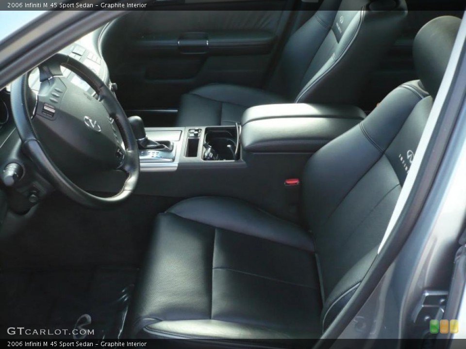 Graphite Interior Photo for the 2006 Infiniti M 45 Sport Sedan #41334983