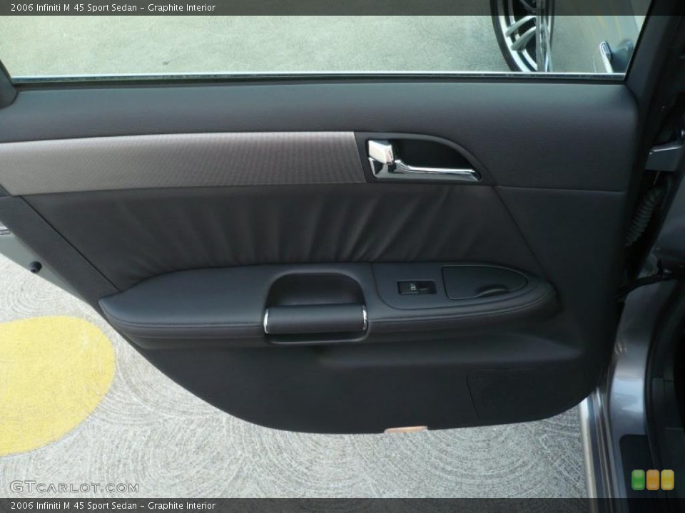 Graphite Interior Door Panel for the 2006 Infiniti M 45 Sport Sedan #41334999