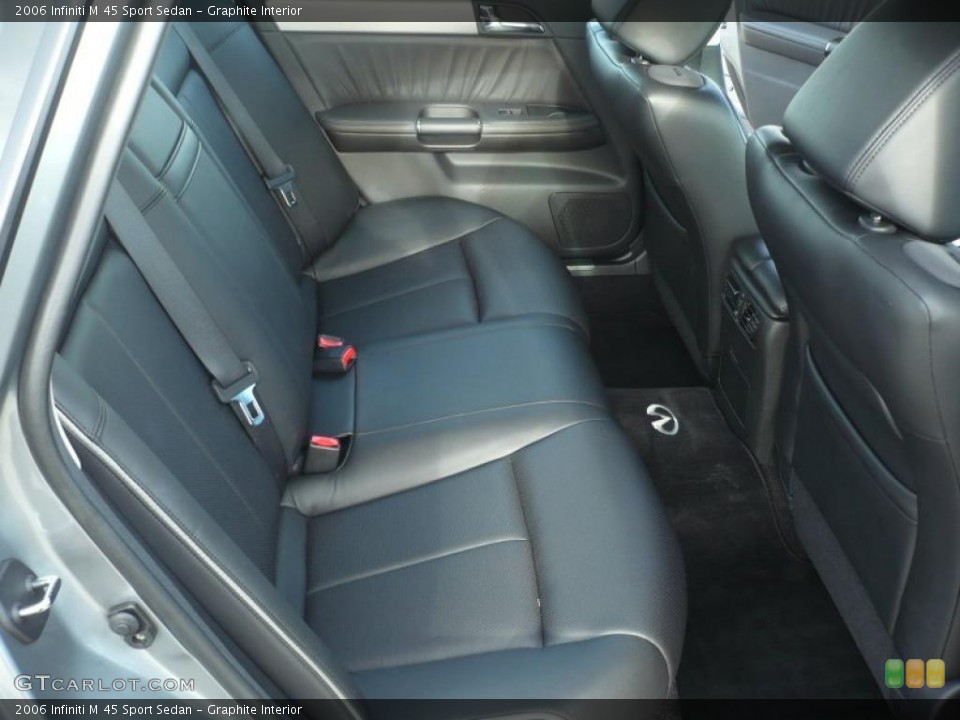 Graphite Interior Photo for the 2006 Infiniti M 45 Sport Sedan #41335055