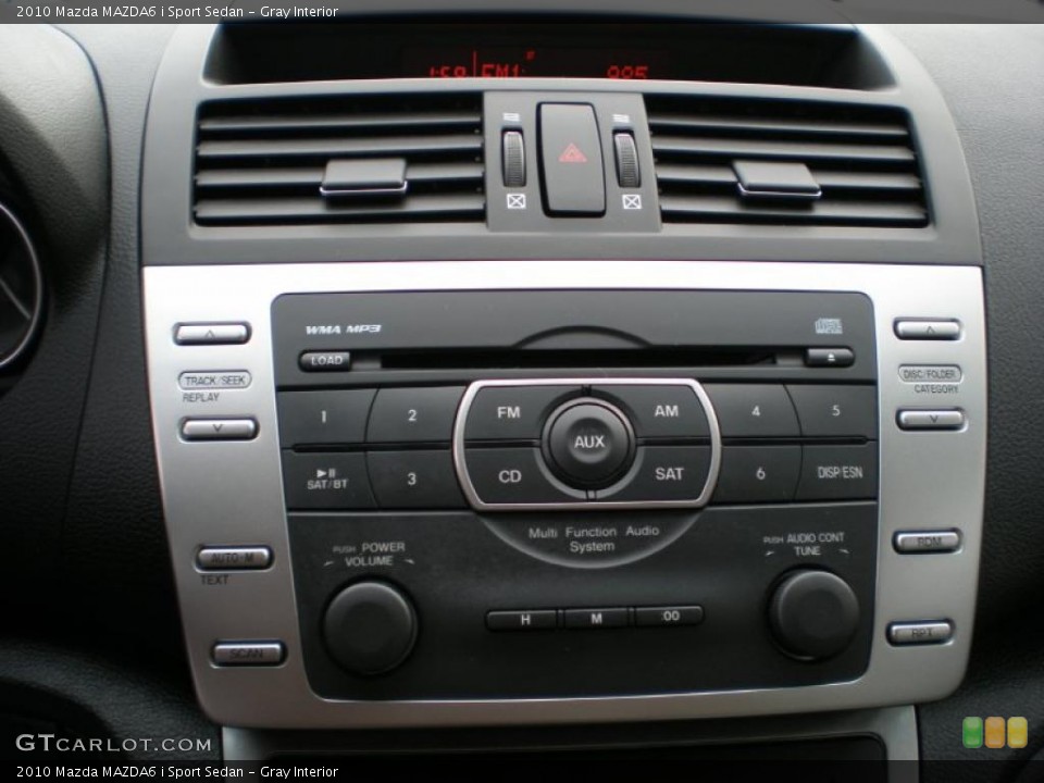 Gray Interior Controls for the 2010 Mazda MAZDA6 i Sport Sedan #41335743