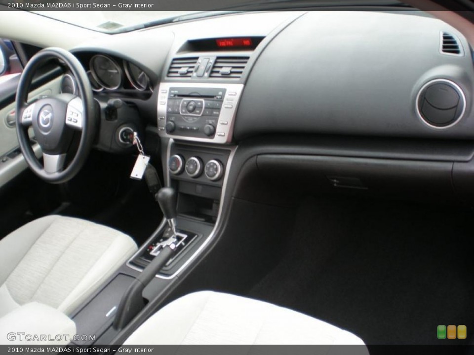 Gray Interior Dashboard for the 2010 Mazda MAZDA6 i Sport Sedan #41335887