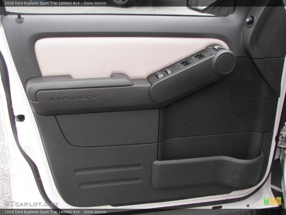 Stone Interior Door Panel for the 2008 Ford Explorer Sport Trac Limited 4x4 #41337411