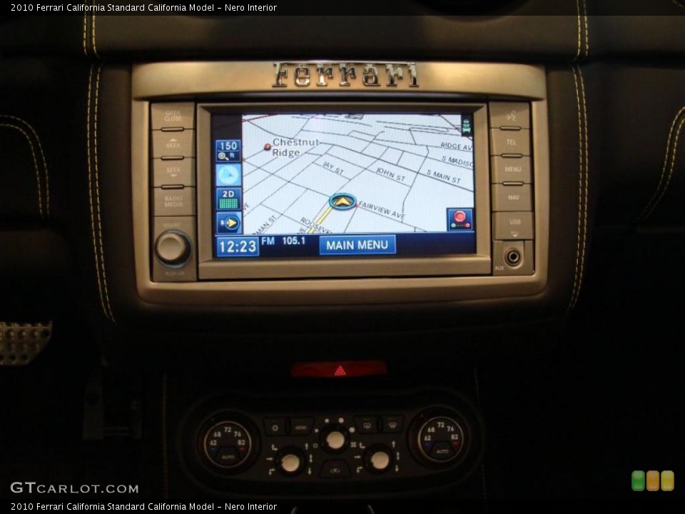 Nero Interior Navigation for the 2010 Ferrari California  #41338923
