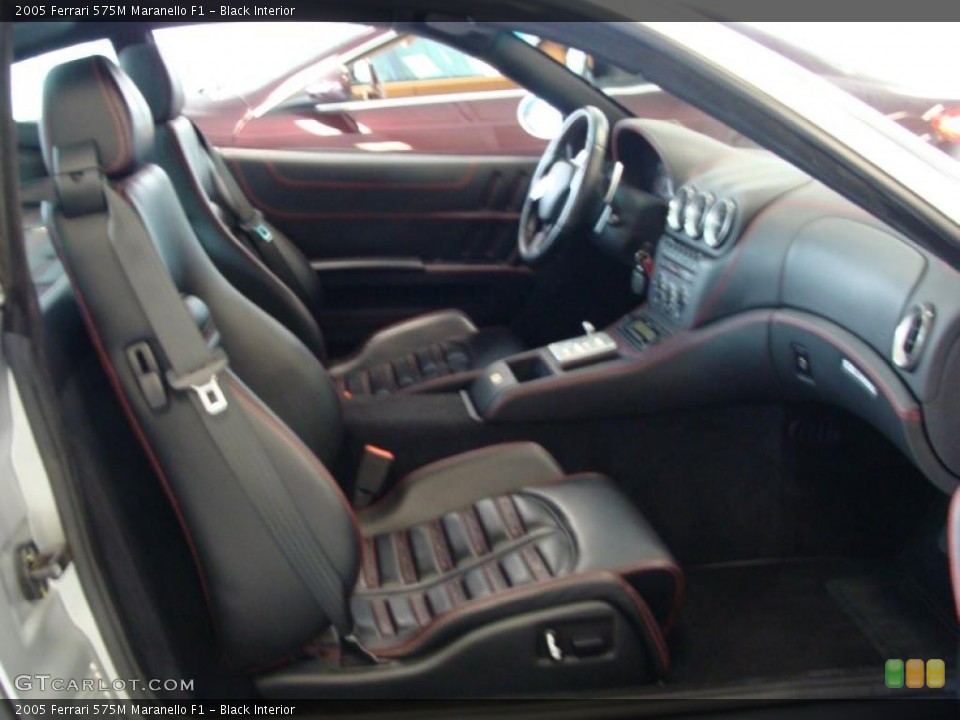 Black Interior Photo for the 2005 Ferrari 575M Maranello F1 #41339212