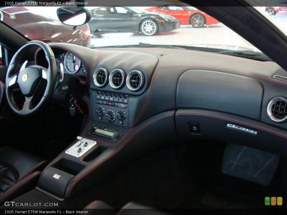 Black Interior Dashboard for the 2005 Ferrari 575M Maranello F1 #41339256
