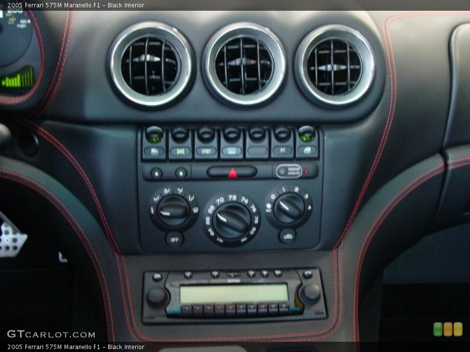 Black Interior Controls for the 2005 Ferrari 575M Maranello F1 #41339276