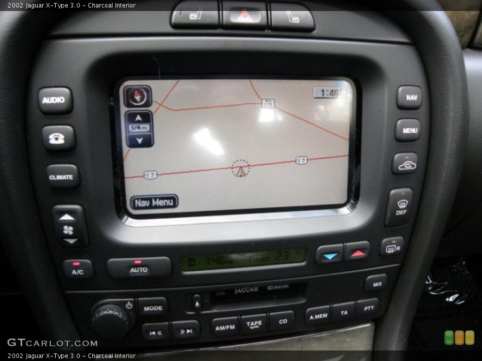 Charcoal Interior Navigation for the 2002 Jaguar X-Type 3.0 #41339336