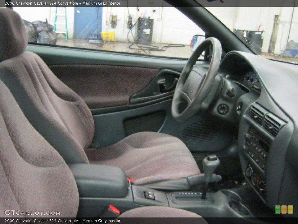 Medium Gray Interior Photo for the 2000 Chevrolet Cavalier Z24 Convertible #41342017
