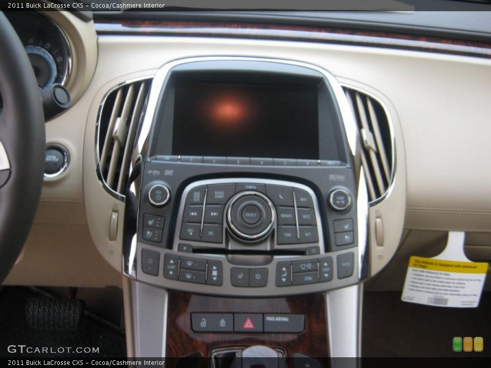 Cocoa/Cashmere Interior Controls for the 2011 Buick LaCrosse CXS #41342174