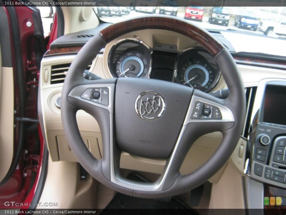 Cocoa/Cashmere Interior Steering Wheel for the 2011 Buick LaCrosse CXS #41342190