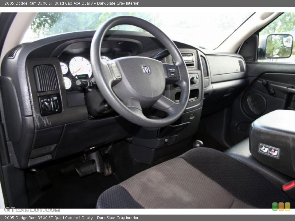 Dark Slate Gray Interior Prime Interior for the 2005 Dodge Ram 3500 ST Quad Cab 4x4 Dually #41343615