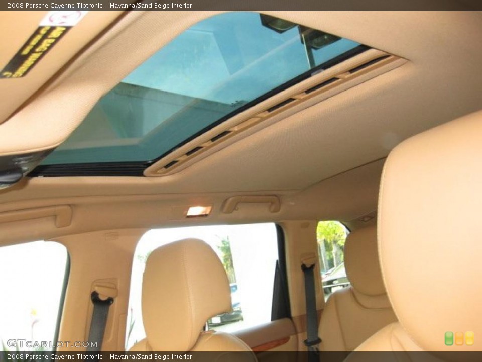 Havanna/Sand Beige Interior Sunroof for the 2008 Porsche Cayenne Tiptronic #41345083