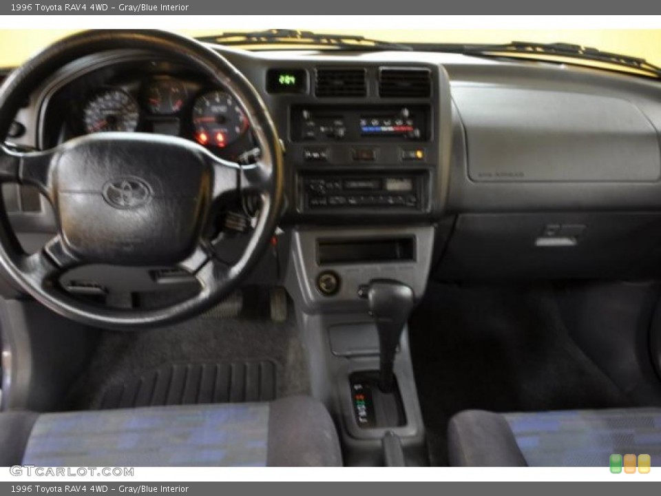 Gray/Blue Interior Dashboard for the 1996 Toyota RAV4 4WD #41348791