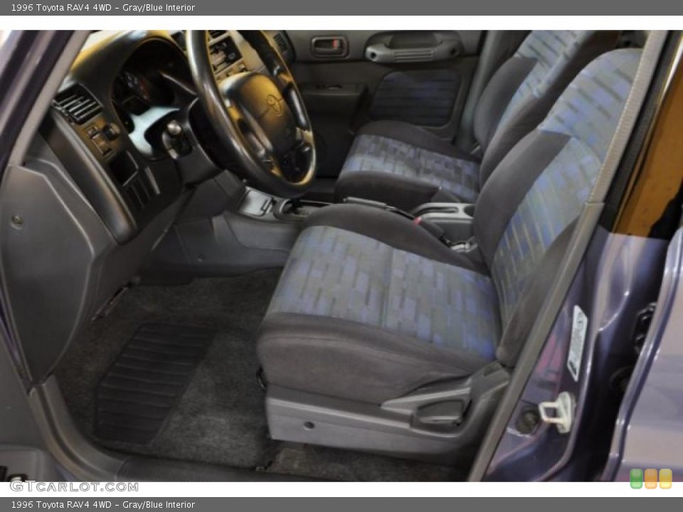 Gray/Blue Interior Photo for the 1996 Toyota RAV4 4WD #41348835