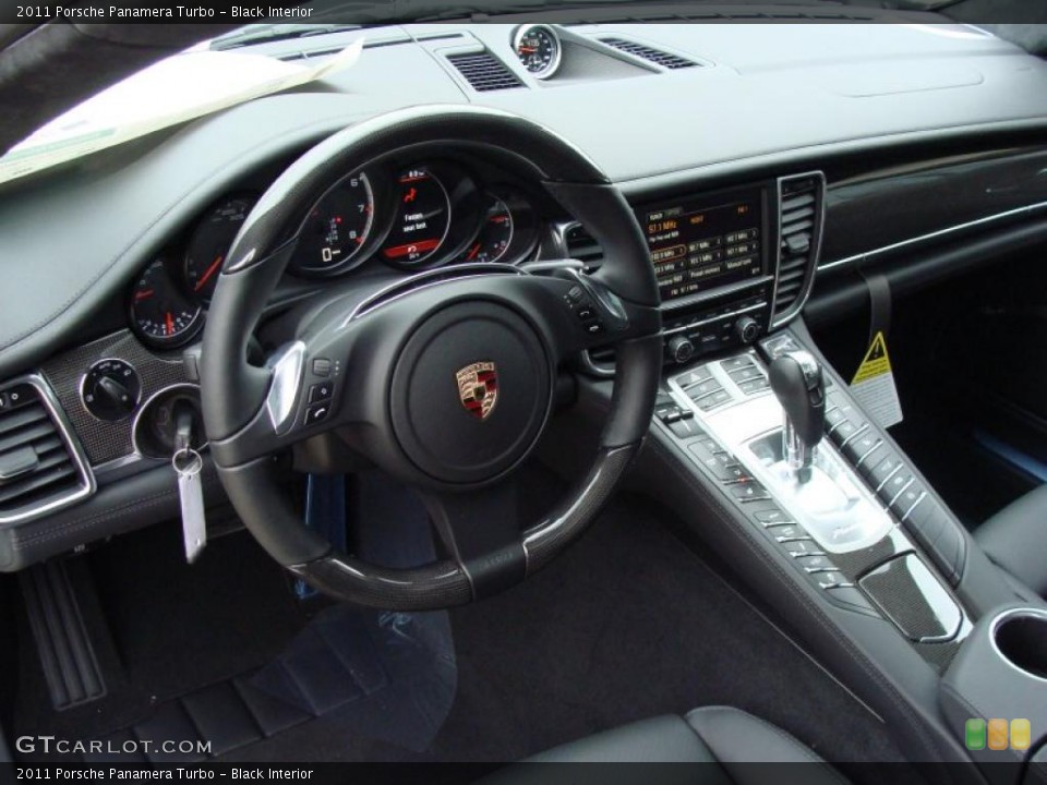 Black Interior Prime Interior for the 2011 Porsche Panamera Turbo #41349623